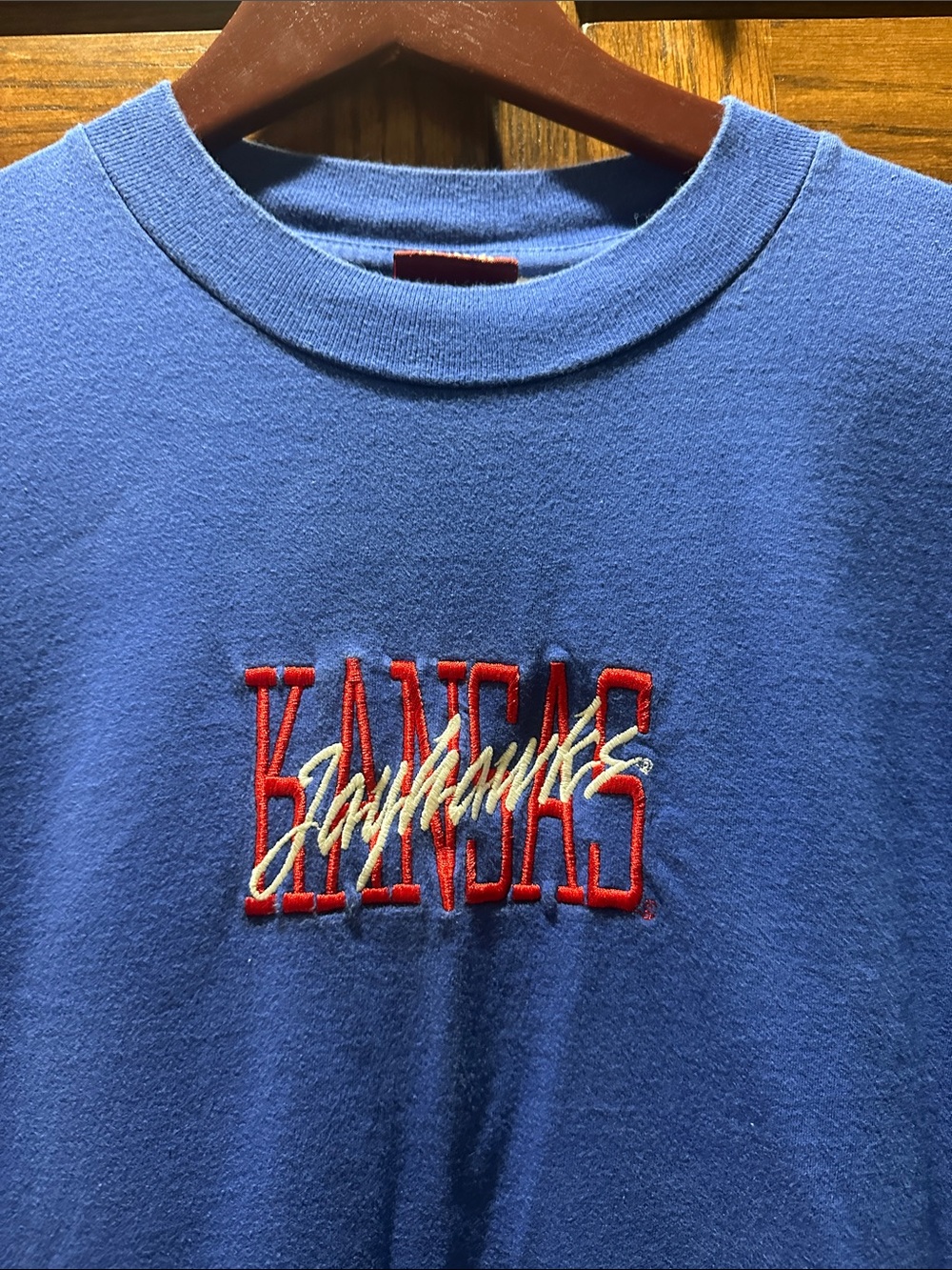 Vintage Kansas Jayhawks Long Sleeve Shirt